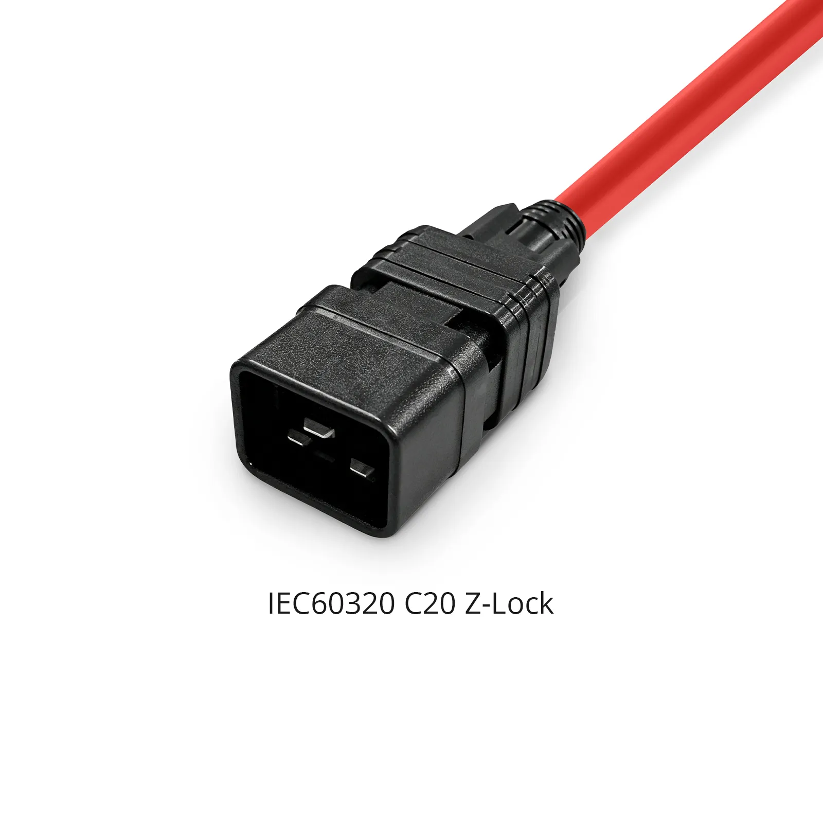 2ft (0.6m) Z-LOCK⁺ Dual Locking IEC60320 C20 to IEC60320 C19 12AWG