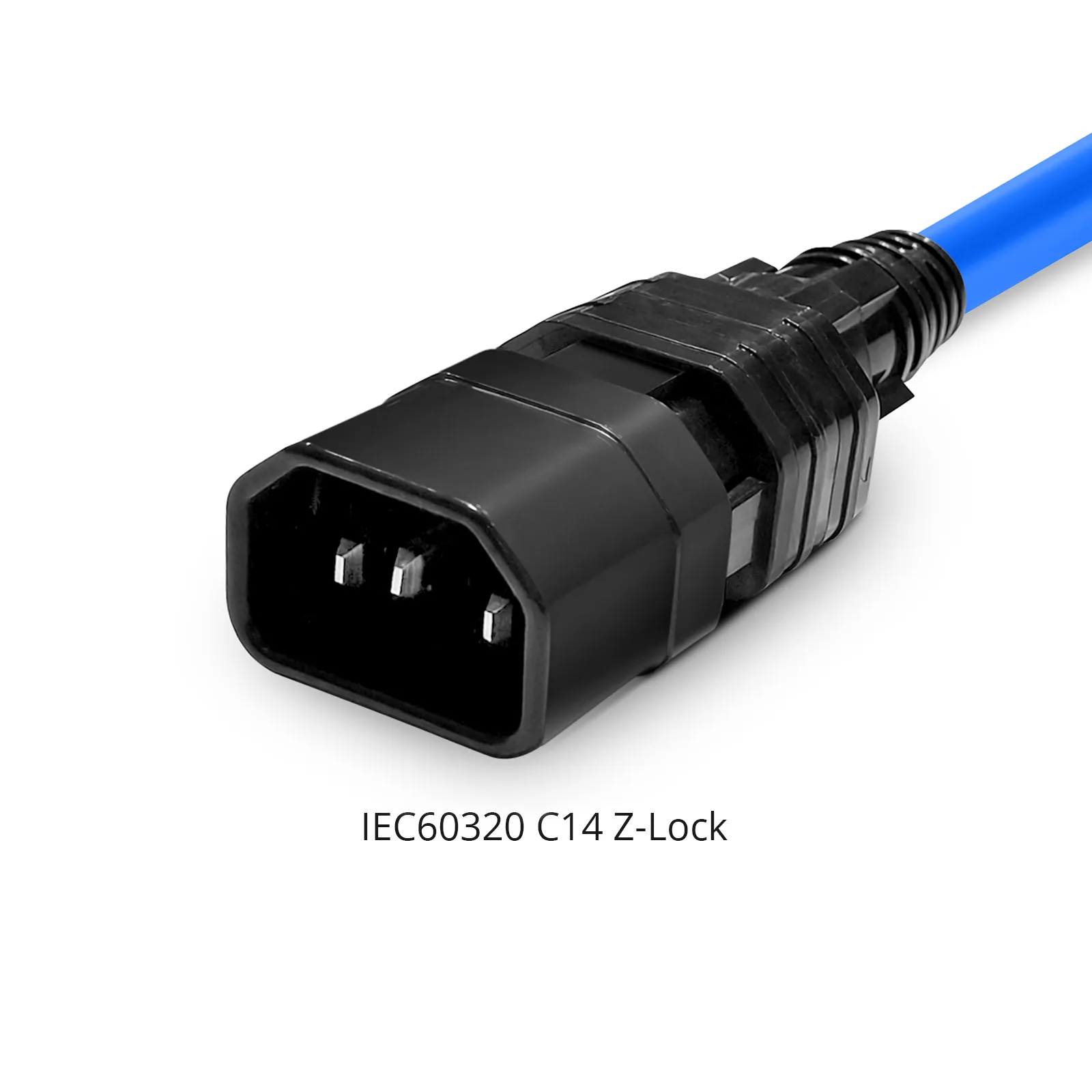 3.3ft (1m) Z-LOCK⁺ Dual Locking IEC60320 C14 to IEC60320 C13 14AWG