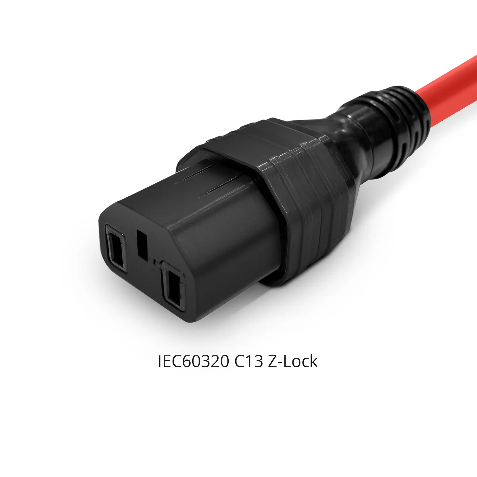 3.3ft (1m) Z-LOCK⁺ Dual Locking IEC60320 C14 to IEC60320 C13 14AWG