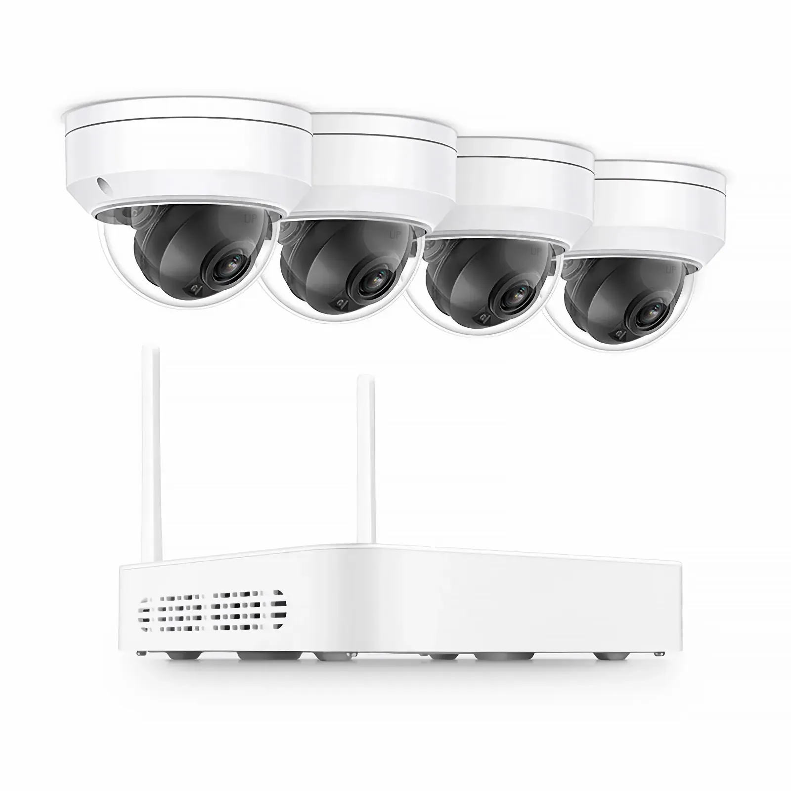 NVR402-6T-DW-K 2MP WiFiセキュリティカメラシステム(IP67防水・人体