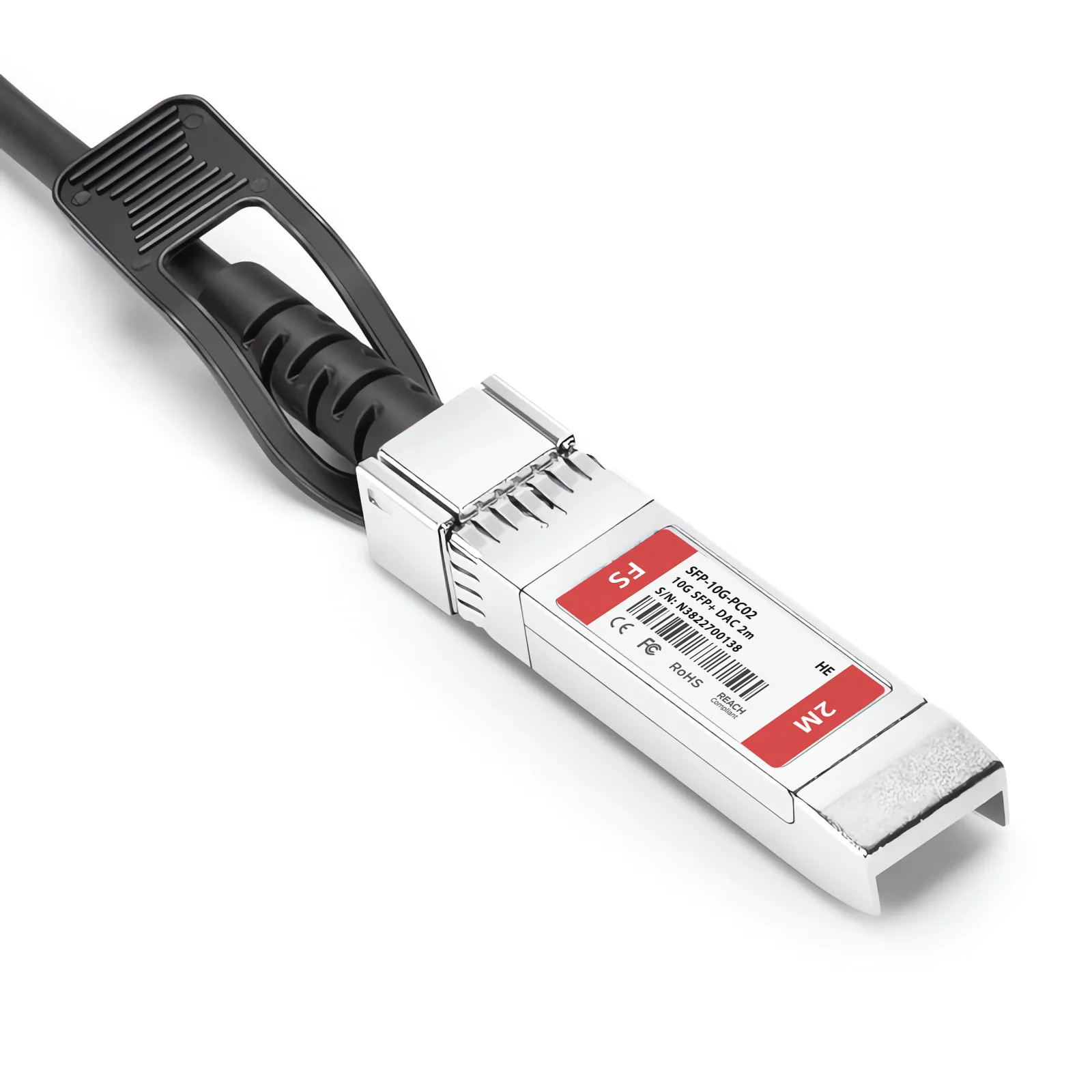 2m (7ft) HPE Compatible 10G SFP+ Passive Copper Twinax Cable - FS