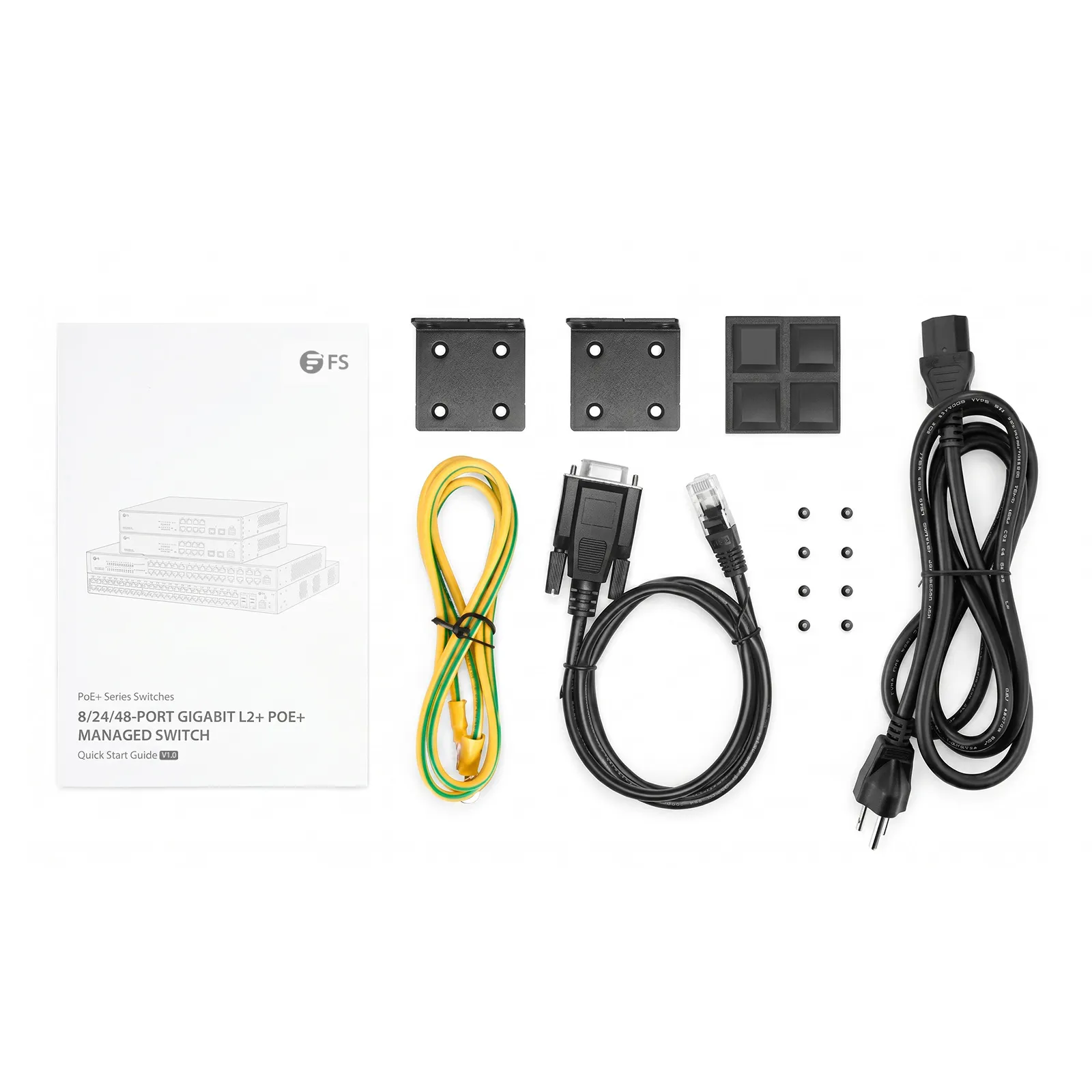 S3400-24T4SP 24-Port Gigabit Ethernet L2+ PoE+ Switch - FS.com