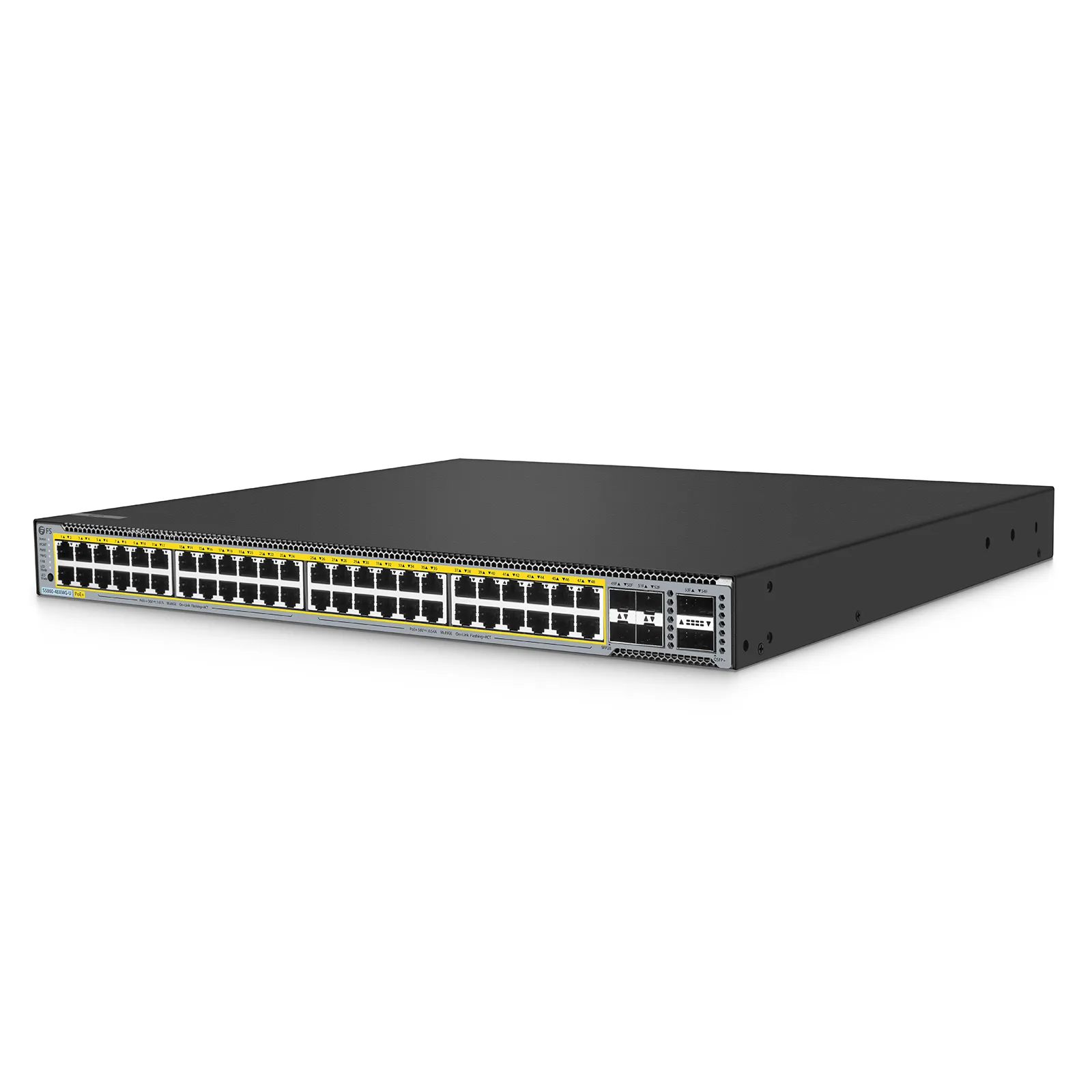 S5860-48XMG-U対応、48ポート イーサネット L3 PoE++スイッチ、48 x