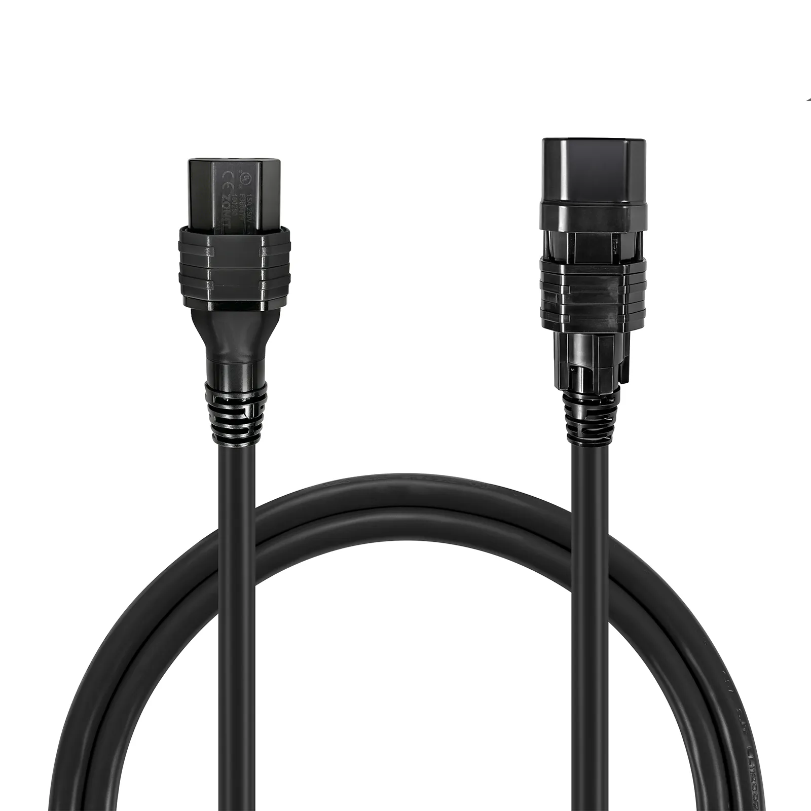 2ft (0.6m) Z-LOCK⁺ Dual Locking IEC60320 C14 to IEC60320 C15 14AWG