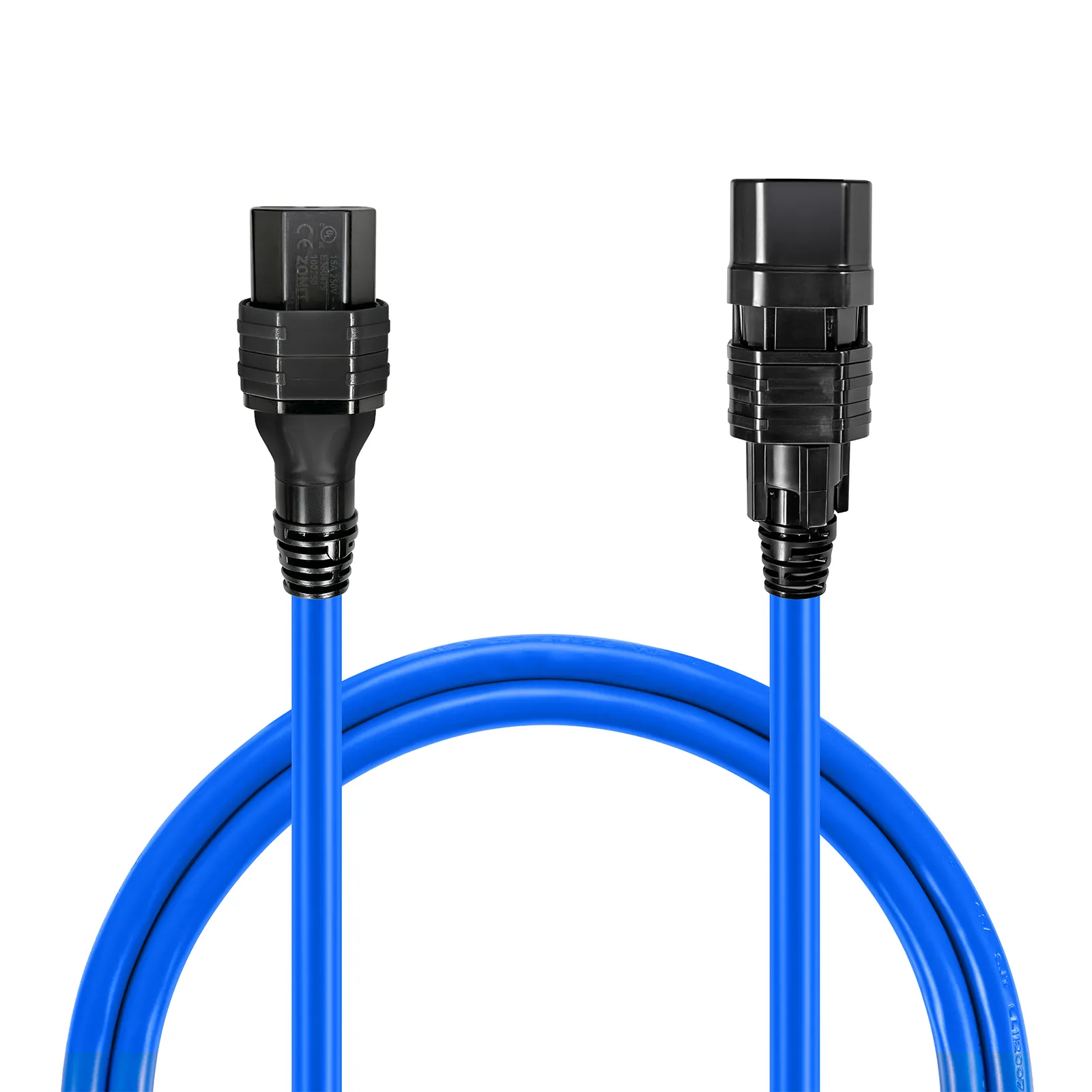 2ft (0.6m) Z-LOCK⁺ Dual Locking IEC60320 C14 to IEC60320 C15 14AWG