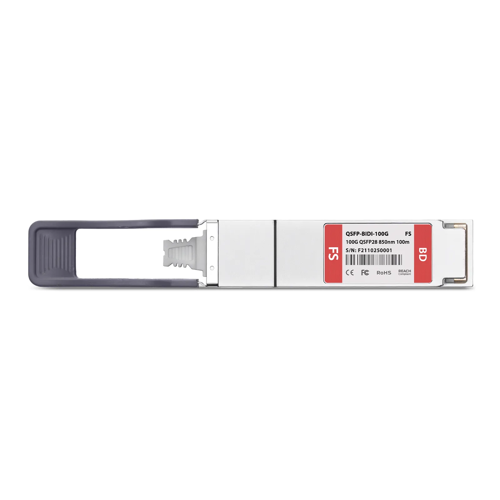 100GBASE-SR SWDM4 QSFP28 BiDi 4 x 25G NRZ 850/880/910/940nm 100m 