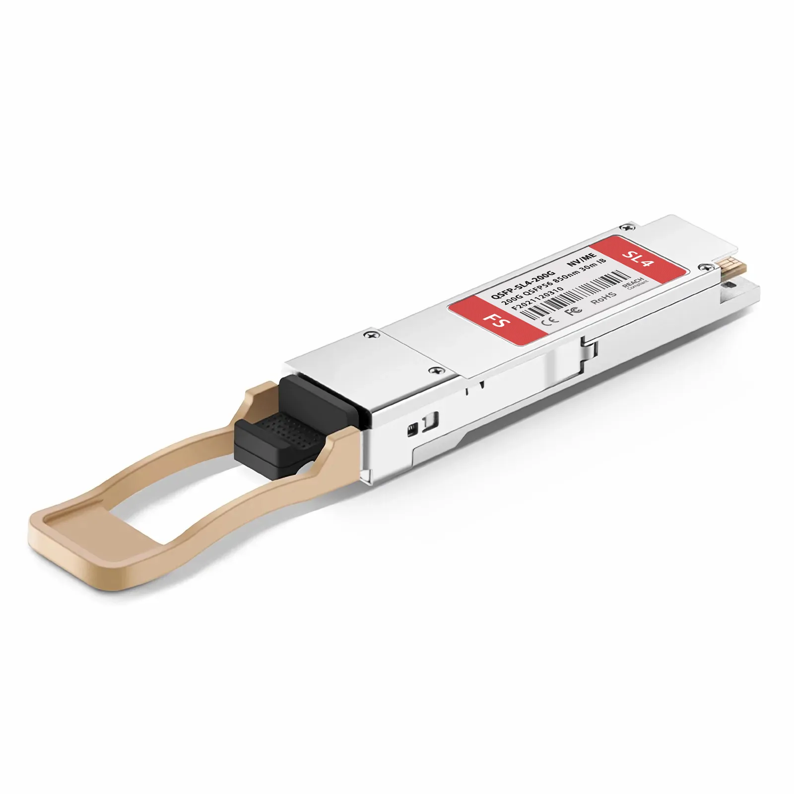 NVIDIA/Mellanox対応 200GBASE-SL4 QSFP56 4×50G PAM4 850nm 30m MPO