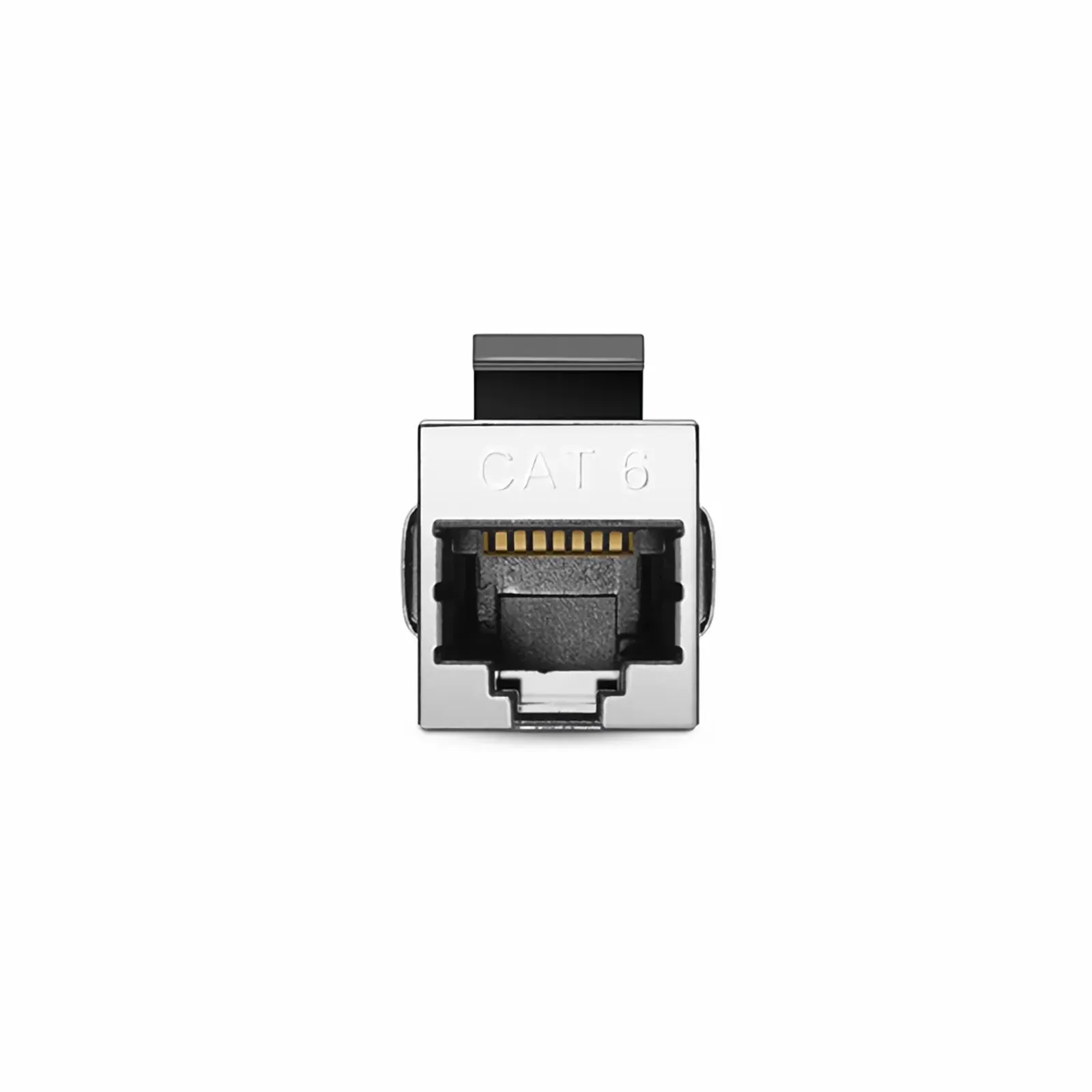 Cat6 キーストーンRJ45カプラー(シールド付き、シルバー) - FS JAPAN