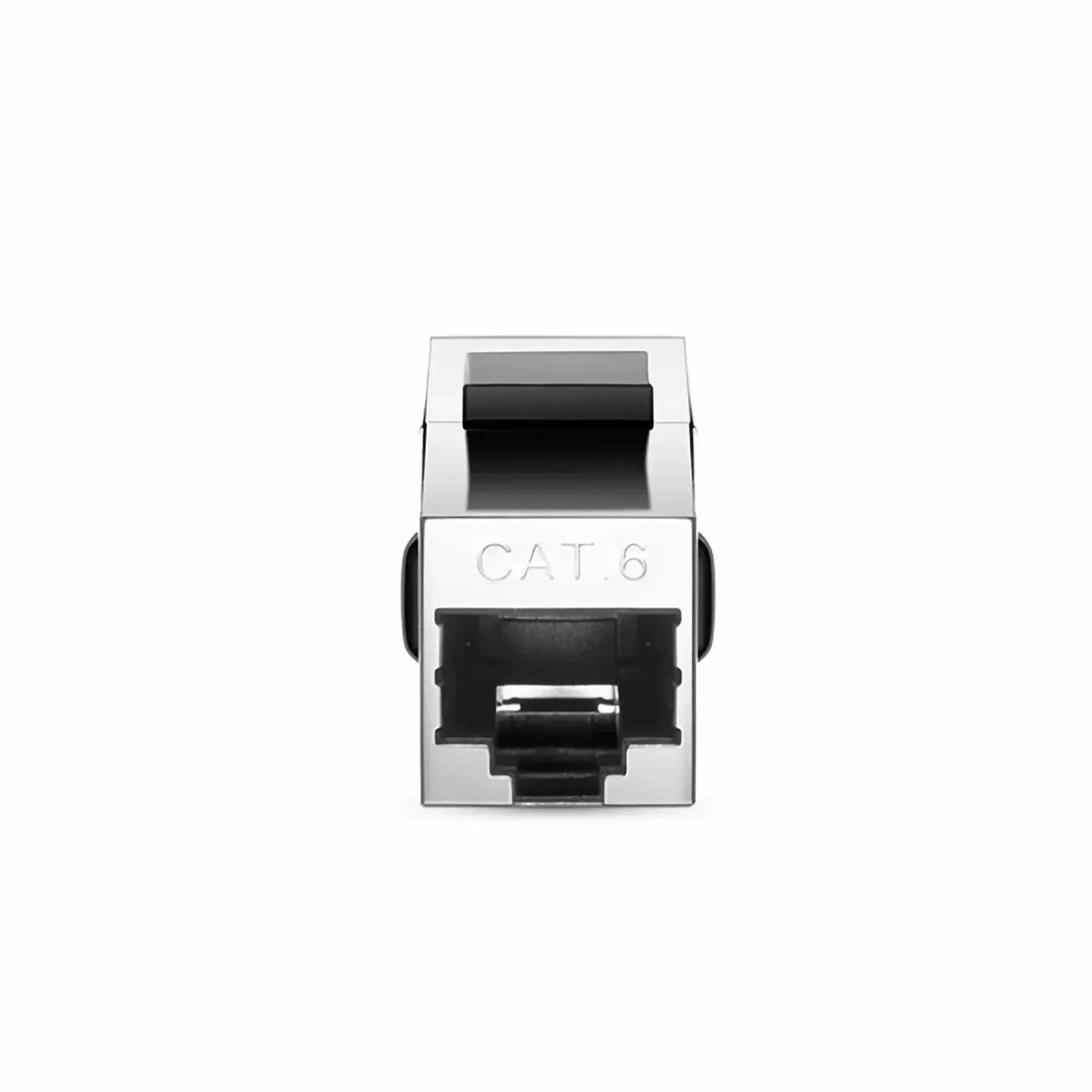 Cat6 キーストーンRJ45カプラー(シールド付き、シルバー) - FS JAPAN