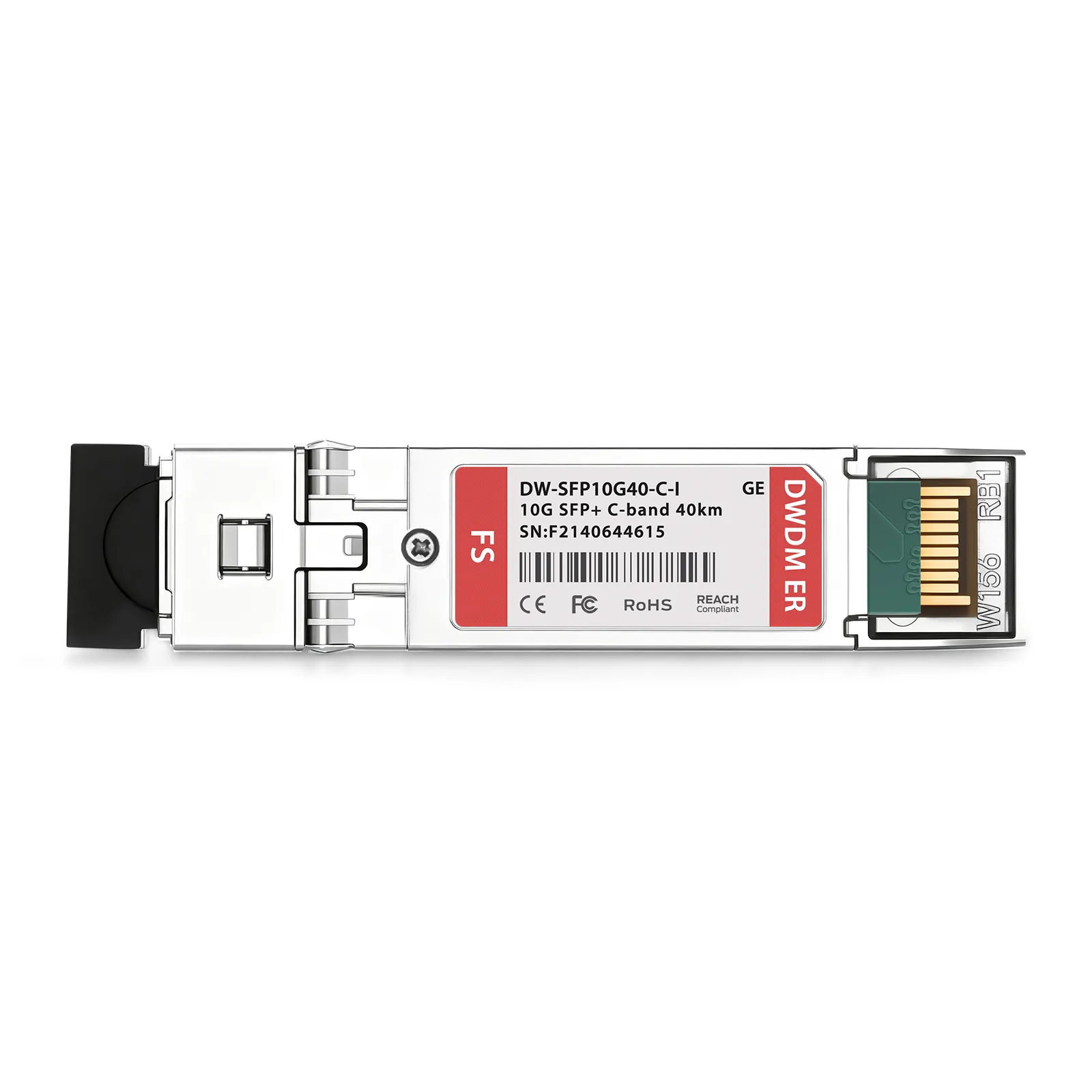 汎用互換 SFP+ 10G DWDM Cバンド チューナブル 80チャネル 50GHz 40km