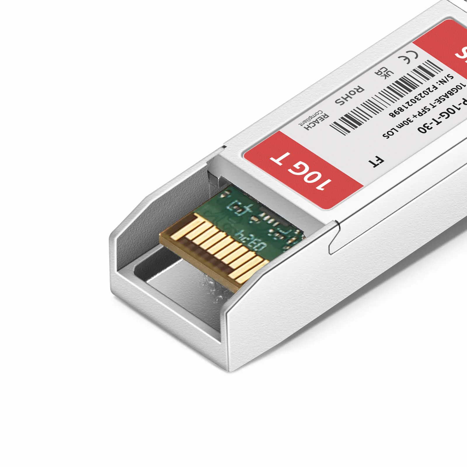 Fortinet FN-TRAN-SFP+GC Compatible 10GBASE-T SFP+ Copper 30m RJ-45