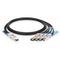 7m (23ft) Arista Networks Compatible 100G QSFP28 to 4 x 25G SFP28 Active Direct Attach Copper Breakout Cable This picture is about 1.
