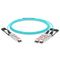 30m (98ft) HW Compatible 100G QSFP28 to 2x50G QSFP28 Active Optical Breakout Cable This picture is about 1.
