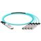 2m (7ft) 100G QSFP28 to 4 x 25G SFP28 Active Optical Breakout Cable for FS Switches This picture is about 1.