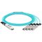 30m (98ft) NVIDIA/Mellanox MFA7A50-C030 Compatible 100G QSFP28 to 4 x 25G SFP28 Ethernet Active Optical Breakout Cable This picture is about 1.
