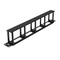 Horizontal Single Sided Manager, 1RU, 5 Snap-in D-Rings, 3 in. Depth This picture is about 5.