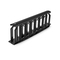 Horizontal Single Sided Manager, 1RU, Finger Duct with Cover, 6.4 in. Depth This picture is about 6.