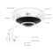 IPC301-5M-F Telecamera Fisheye, 5MP Fissa con Microfono Integrato, Visione Notturna di 33ft, IP66 e IK10 Telecamera di Rete PoE Panoramica a 360° con Obiettivo da 1,4mm Questa immagine riguarda IPC301-5M-F.