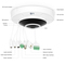 IPC701-12M-F, 超高清12MP Fisheye半球網絡攝像頭,內置麥克風, IP67 & IK10 360°全景PoE網絡攝像頭,配備固定1.8mm鏡頭 這張圖片是關於IPC701-12M-F.