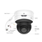 IPC205-5M-P, 超高清5MP PTZ半球網絡攝像頭, 水平轉動,5倍光學變焦, Wi-Fi連接, PoE網絡攝像頭,帶變焦2.7-13.5mm鏡頭 這張圖片是關於IPC205-5M-P.