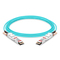 1m (3ft) Generic Compatible 800G QSFP-DD Active Optical Cable This picture is about .