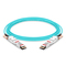 5m (16ft) Generic Compatible 800G QSFP-DD Active Optical Cable This picture is about .
