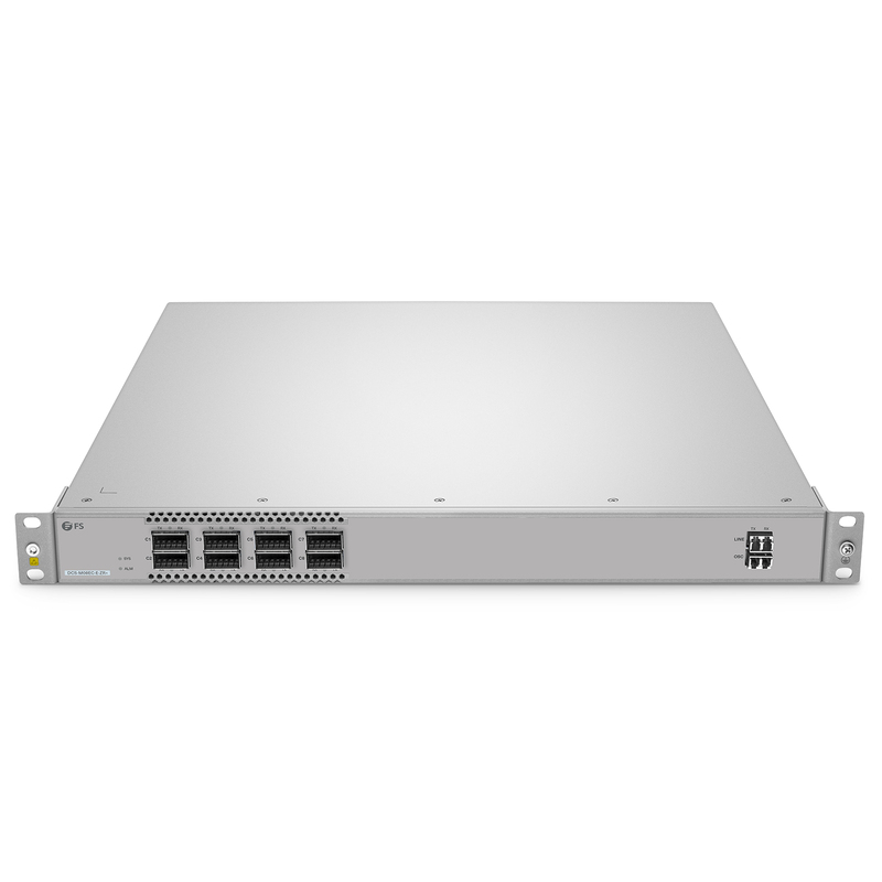 DCS-M08EC-E-ZR+, 8-Kanal 100G DWDM Aktiver Multiplexer, Dualfaser, 120 km