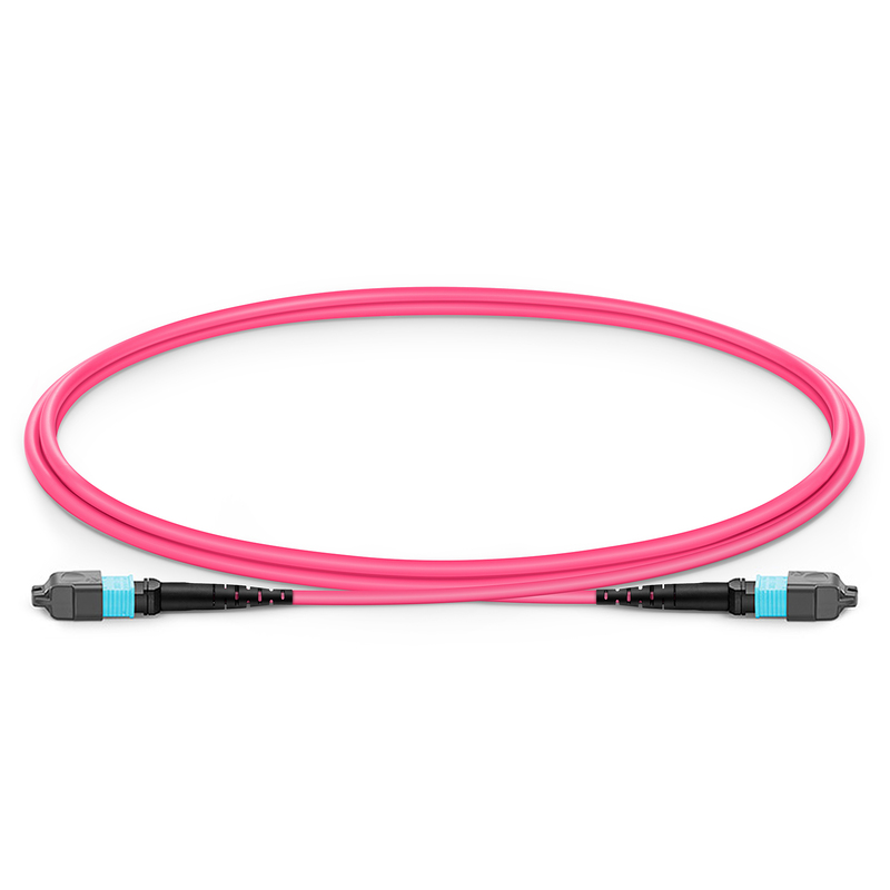 MTP-12 to MTP-12 UPC Jumper, 12 Fibers, OM4, Type B, 1m (3ft)
