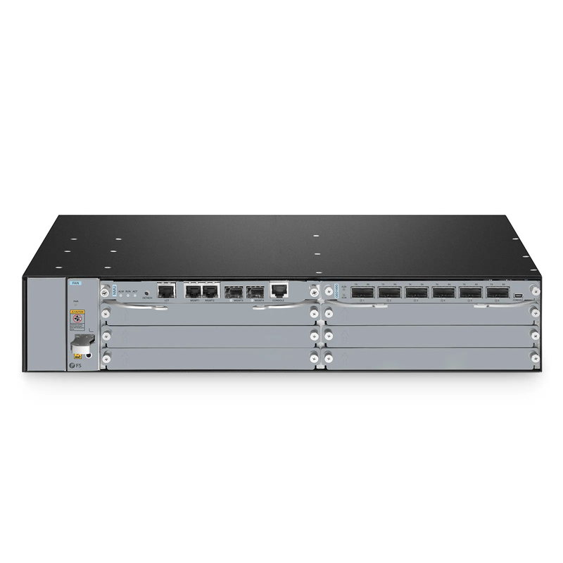 M6200-CH2U, 7 Slots, 2U Chassis, Left to Right Airflow