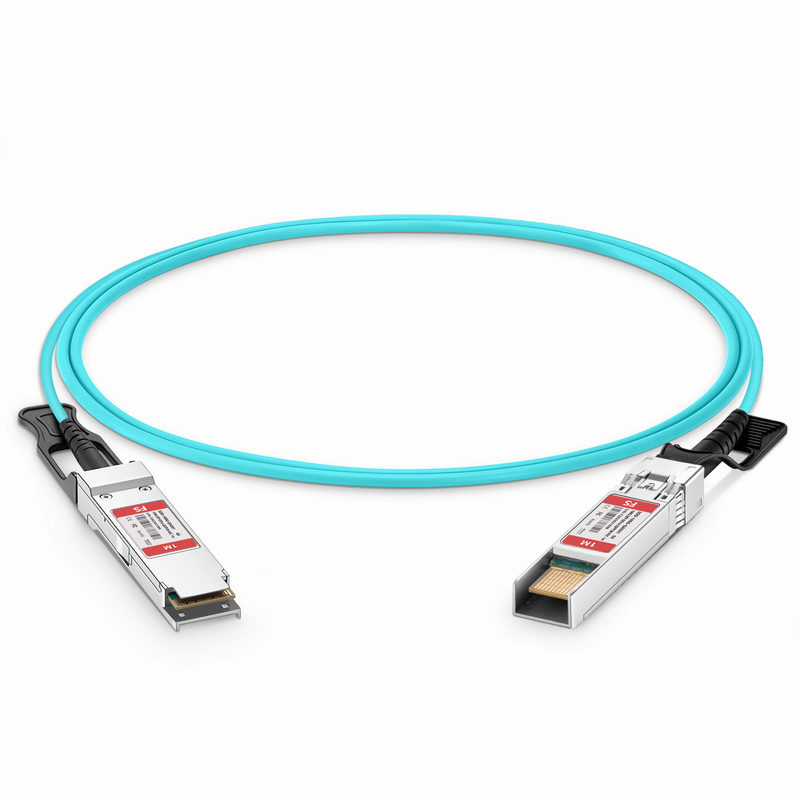 1m (3ft) Generic Compatible 100G SFP-DD 2 x 50G PAM4 to QSFP28 4 x 25G NRZ Active Optical Cable