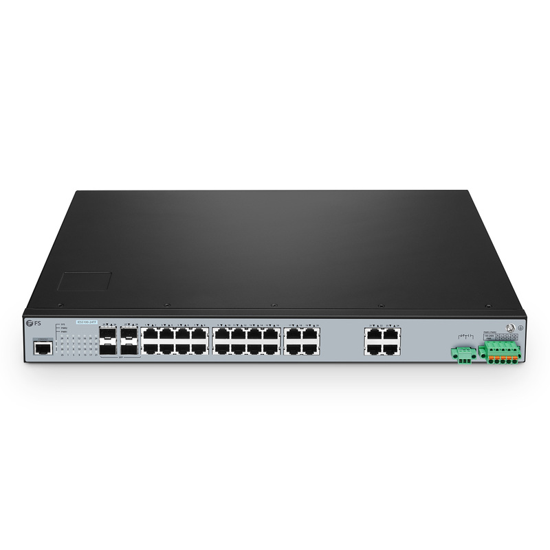 IES5100-24TF, 24 x 1Gb RJ45, 4 x 1Gb SFP, L2+ Managed Industrial Switch