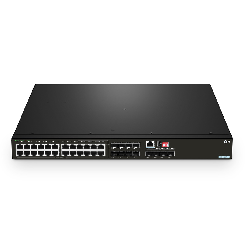 IES5120-28TS, 16 x 1Gb RJ45, 8 x 1Gb Combo, 4 x 1/10Gb SFP+, L2+ Managed Industriële Switch