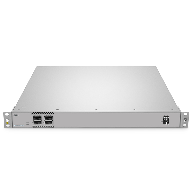 DCS-M04EC-E-ZR+, 4-Kanal 100G DWDM Aktiver Multiplexer, Dual-Faser, 120 km