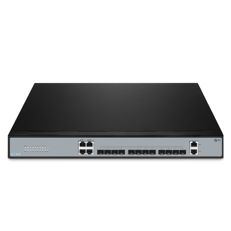 S5440-12S, 12 x 10Gb SFP+, 4 x 1Gb RJ45, PicOS®, L3 Managed Switch