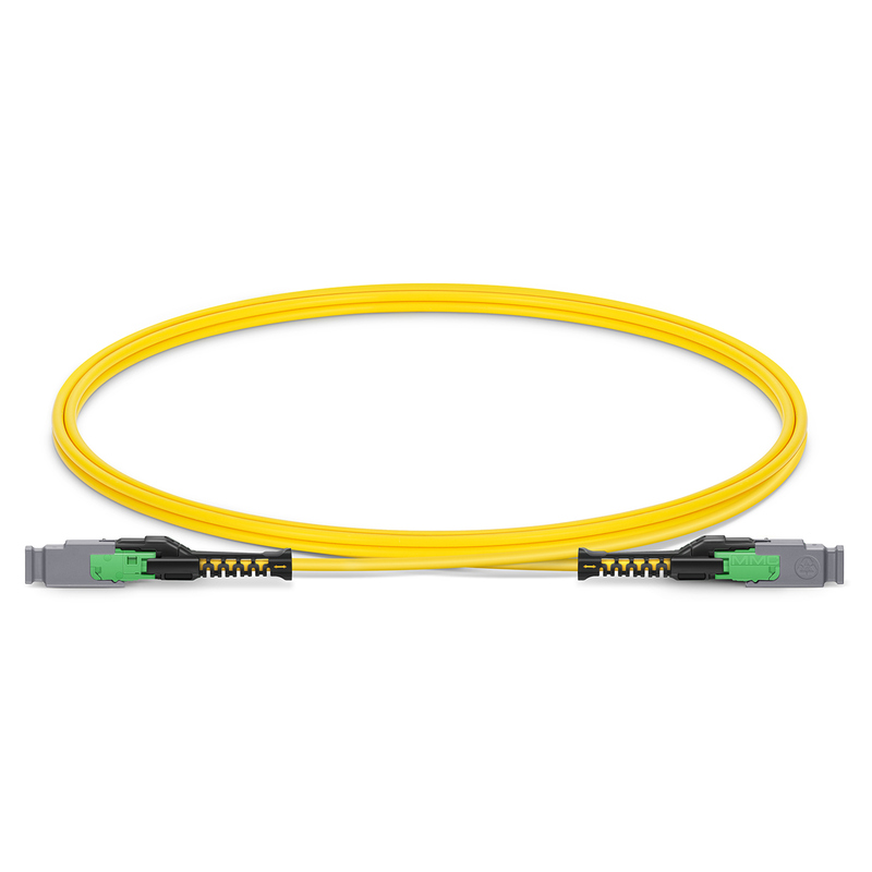 Jarretière MMC-16 vers MMC-16 APC, 16 fibres, OS2, polarité de la jarretière, 1m (3ft)