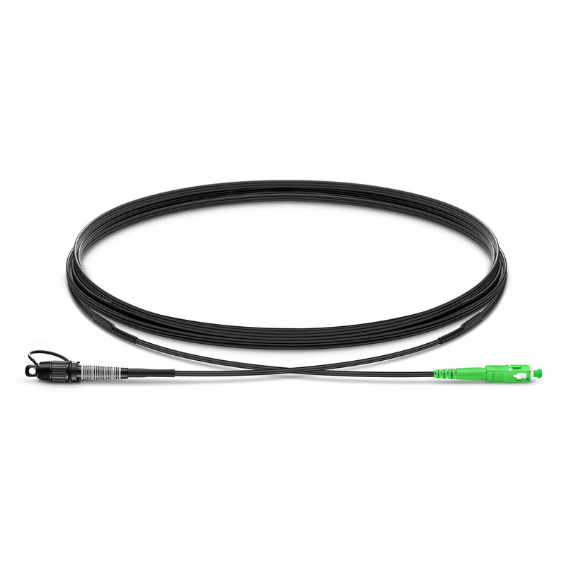 Cavo Drop in Fibra di Lunghezza Personalizzata, 1F, OS2, Hardened a SC APC, LSZH