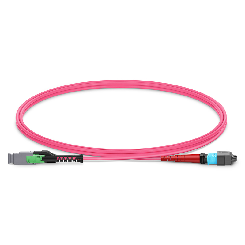 Jarretière MMC-24 APC vers MTP-24 UPC, 24 fibres, OM4, polarité de la jarretière, 1m (3ft)