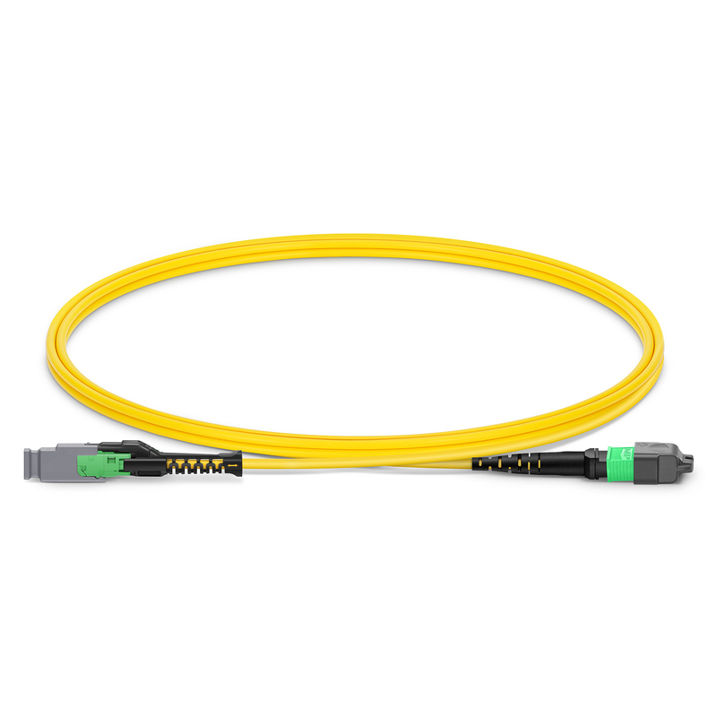 Jarretière MMC-16 vers MTP-16 APC, 16 fibres, OS2, polarité de la jarretière, 1m (3ft)