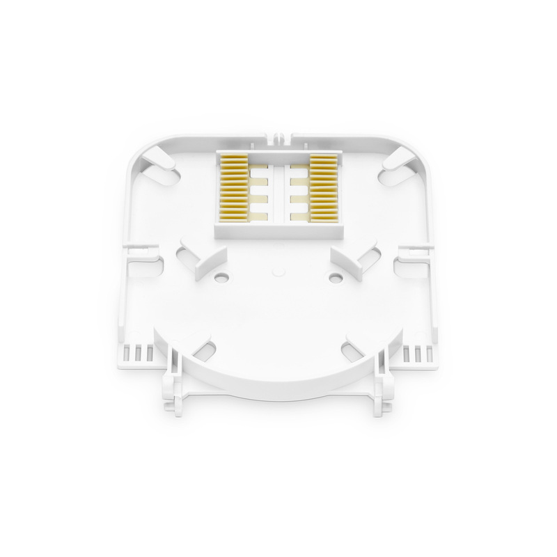 12 Fibers Fusion Splice Tray for Heat-Shrink Fusion Splices, 0.39''×4.33''×5.12'', Suitable for FS-S010-1O4R-6-12F