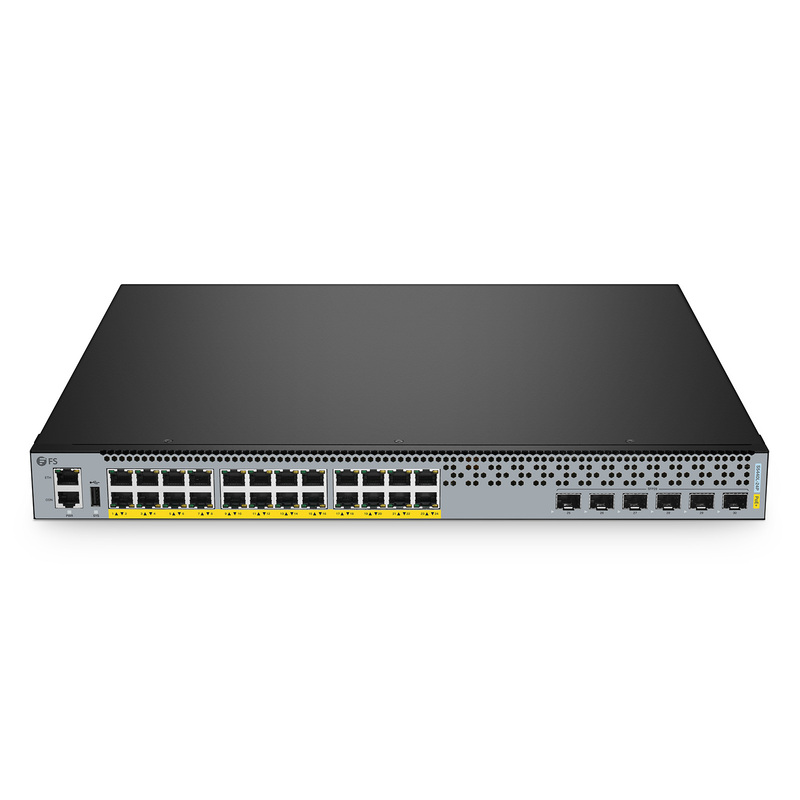 S5440L-24P，24 x 1Gb RJ45，6 x 25Gb SFP28，L3管理型PoE+交换机