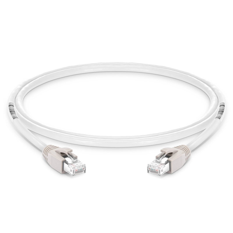 Cat8 24AWG S/FTP CM Cavo Patch, Snagless RJ45, Off-White, 3ft (0.9m)