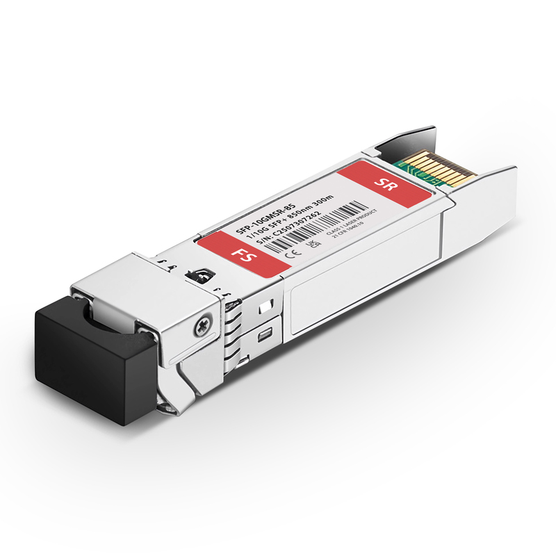 Customized 1000BASE-SX and 10GBASE-SR SFP+ Dual-Rate 850nm 300m Duplex LC MMF Transceiver Module