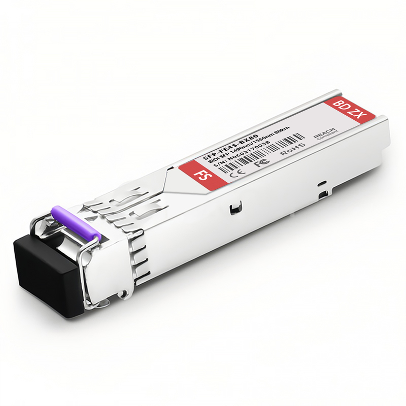 Customized 100BASE-BX-U SFP BiDi 1490nm-TX/1550nm-RX 80km Simplex LC/SC SMF Transceiver Module