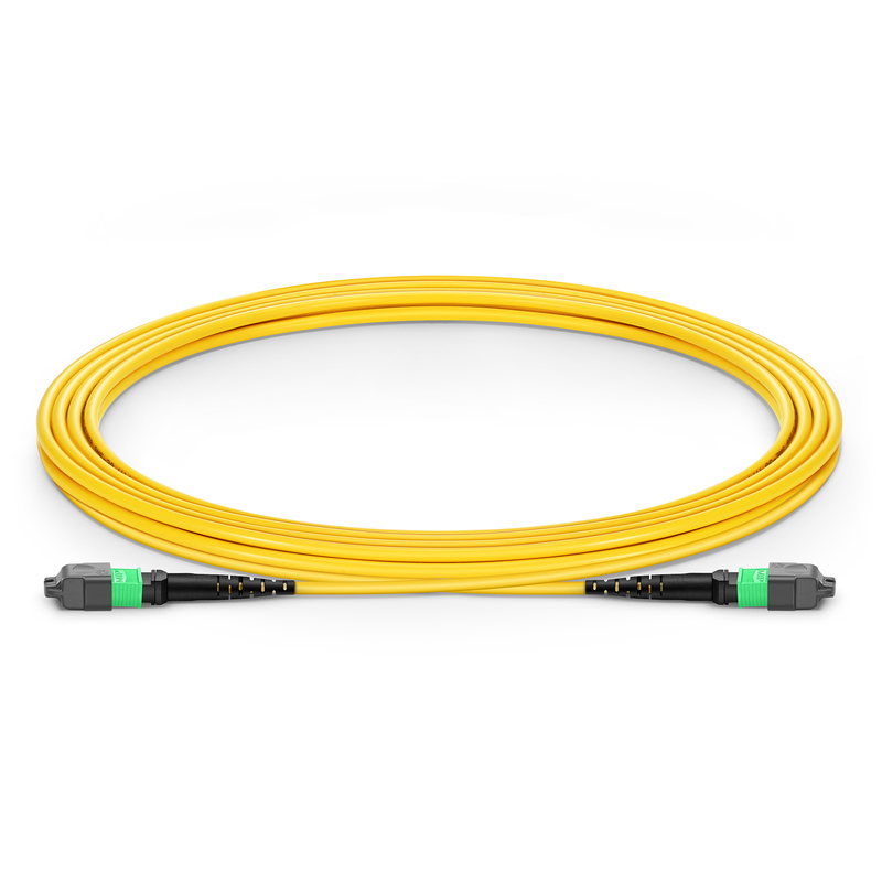 MTP-12 to MTP-12 APC Jumper, 8 Fibers, OS2, Type B, 3m (10ft)