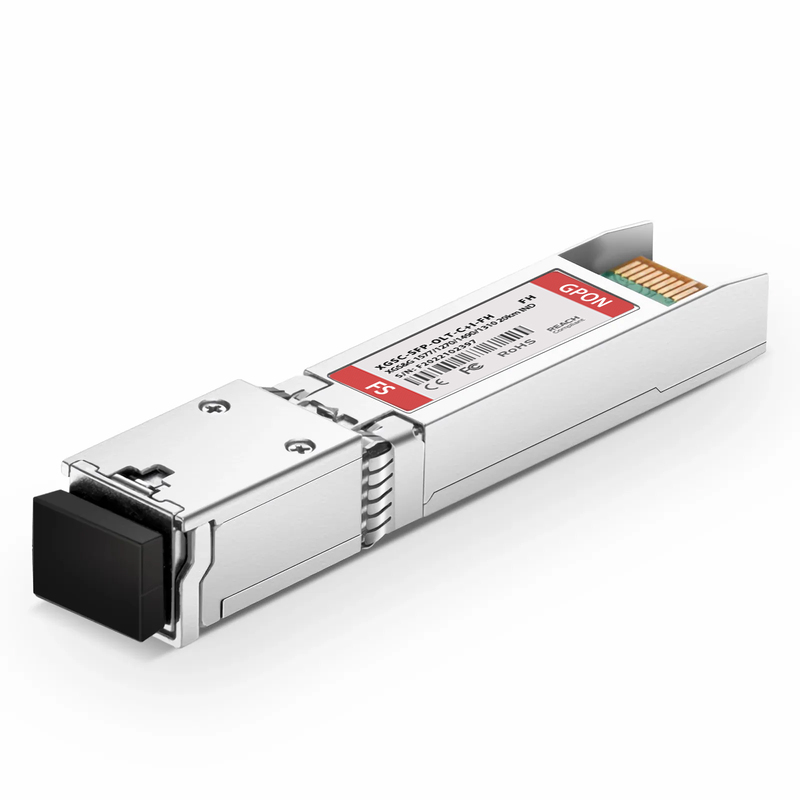 Fiberhome Compatible XGS-PON&GPON Combo OLT SFP+ 1577nm-TX/1270nm-RX and 1490nm-TX/1310nm-RX Class C+ 20km Simplex SC/UPC SMF Transceiver Module (Industrial)