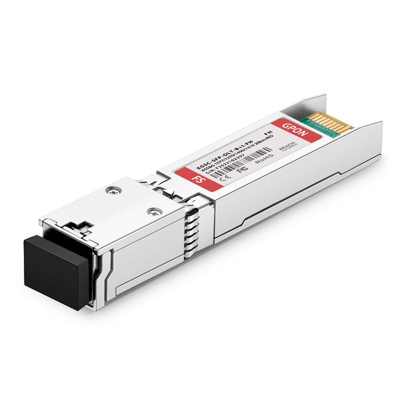 Fiberhome Compatible XGS-PON&GPON Combo OLT SFP+ 1577nm-TX/1270nm-RX and 1490nm-TX/1310nm-RX Class B+ 20km Simplex SC/UPC SMF Transceiver Module (Industrial)