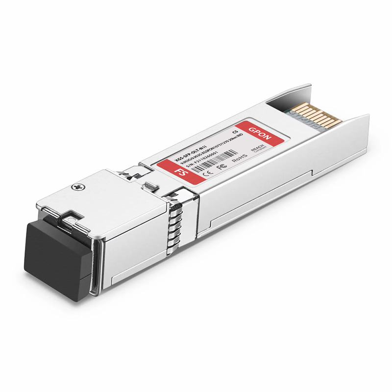CommScope 619631-001-00 Compatible XGSPON OLT SFP+ 1577nm-TX/1270nm-RX 9.953G-TX/9.953G-RX Class N1 20km Simplex SC/UPC SMF Transceiver Module (Industrial)