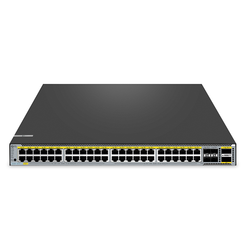 S5860-48MG-U, 48 x 5Gb RJ45, 4 x 25Gb SFP28, 2 x 40Gb QSFP+, PicOS®, L3 Managed PoE++ Switch
