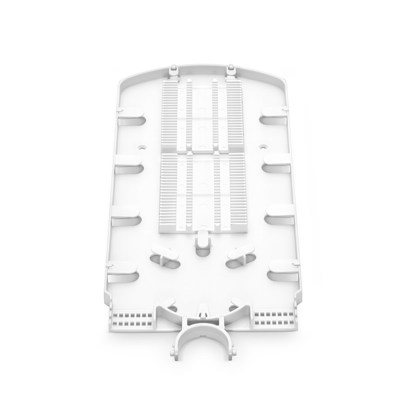 48 Fibers Fusion Splice Tray for Heat-Shrink Fusion Splices, 0.47" x 5.51" x 12.87"