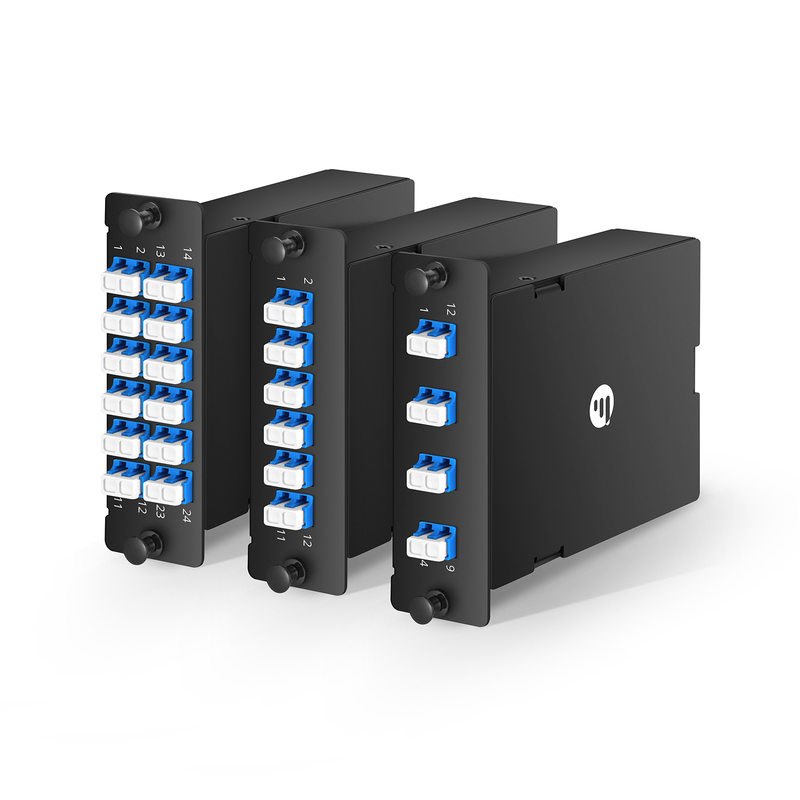 カスタマイズFHD™ MTP®-8/12/24からLC/SC/MDC OS2/OM3/OM4/OM5カセット